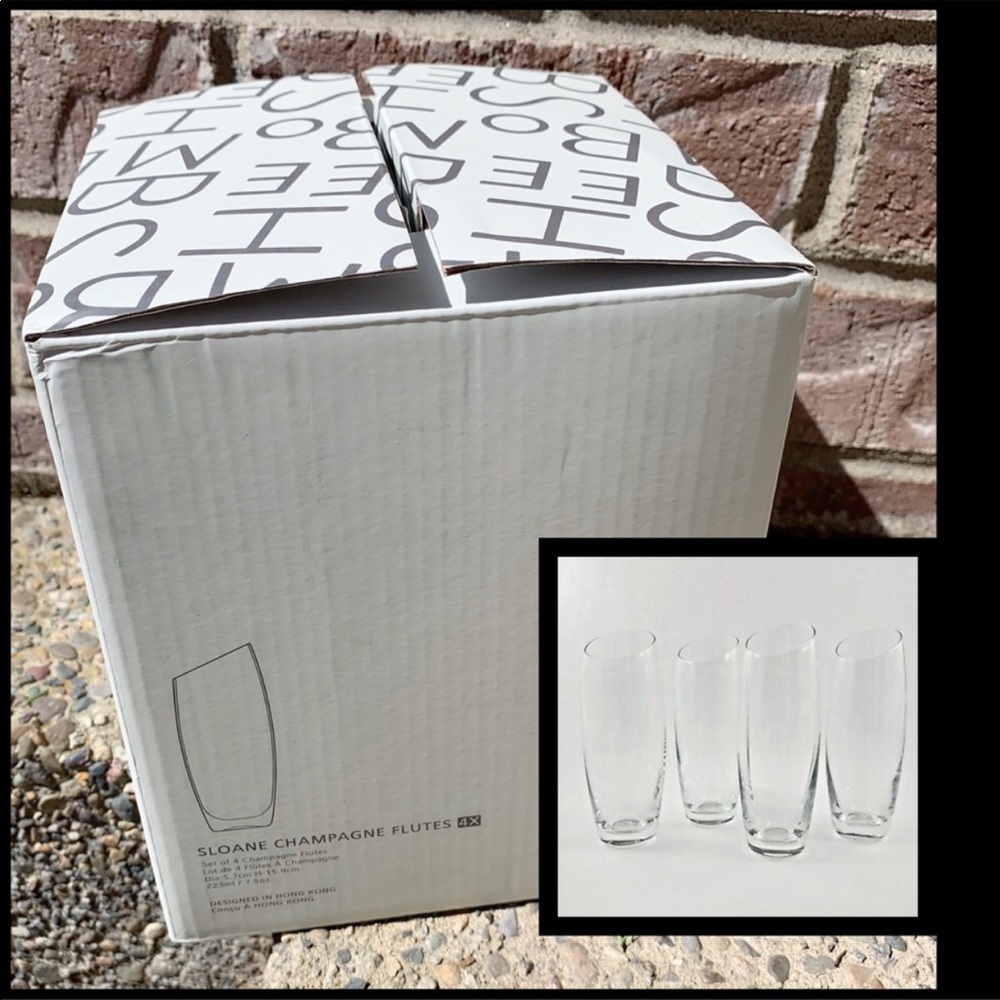 Sloane Champagne flutes (4)